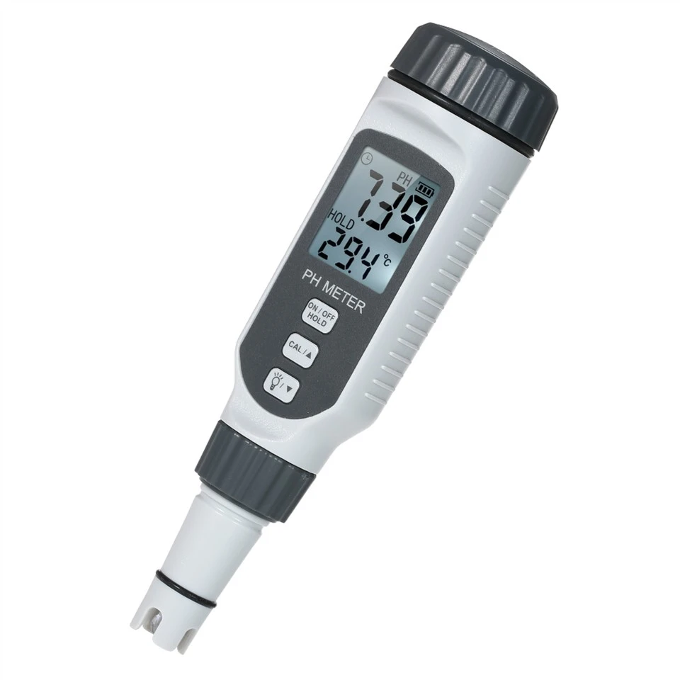 Testador de acidez de PH de aquários com sensor de PH