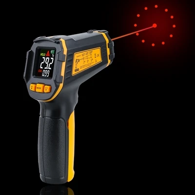 Introduzir um termômetro infravermelho Hot Saleas com 13 pontos a laser e a e...