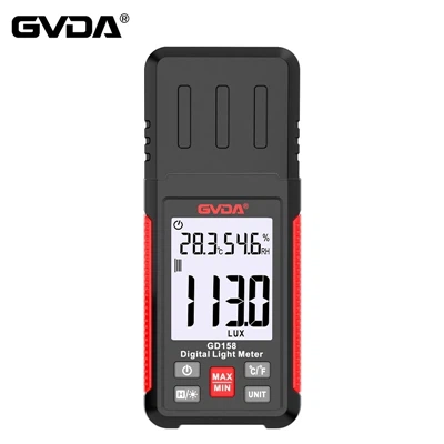 Princípios de medidores de iluminância, operação e funções